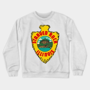 Vintage Starved Rock Decal Crewneck Sweatshirt